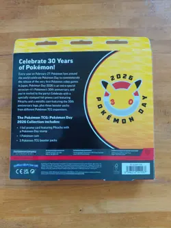 Pokemon TCG: Pokemon Day 2026 Collection Box 30th Anniversary NEW Factory Sealed - Image 2