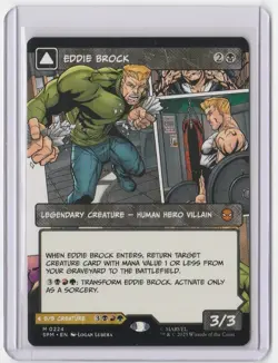 EDDIE BROCK / VENOM, LETHAL PROTECTOR MTG Spider-man (Borderless) Mythic Card - Image 1
