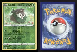 Skiddo 017/185 Vivid Voltage Reverse Holo NM/M Pokemon - Image 3