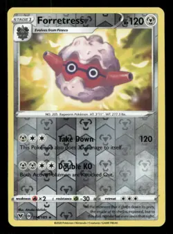 Forretress 114/185 Vivid Voltage Reverse Holo NM/M Pokemon - Image 1