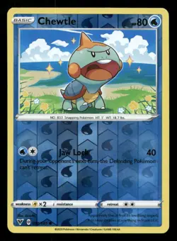 Chewtle 038/185 Vivid Voltage Reverse Holo NM/M Pokemon - Image 1