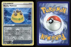 Rocky Helmet 159/185 Vivid Voltage Reverse Holo NM/M Pokemon - Image 3