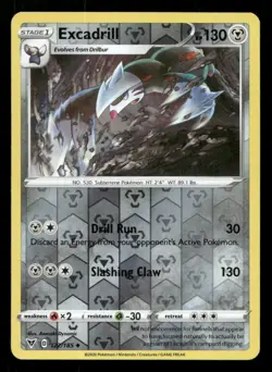 Excadrill 122/185 Vivid Voltage Reverse Holo NM/M Pokemon - Image 1