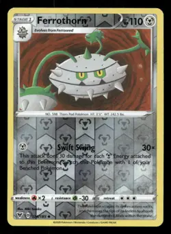 Ferrothorn 124/185 Vivid Voltage Reverse Holo NM/M Pokemon - Image 1