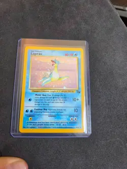 Lapras 10/62 1999 Fossil Set Pokemon Card TCG Vintage WOTC Holo Rare - LP - Image 1