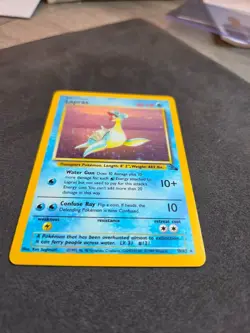Lapras 10/62 1999 Fossil Set Pokemon Card TCG Vintage WOTC Holo Rare - LP - Image 3