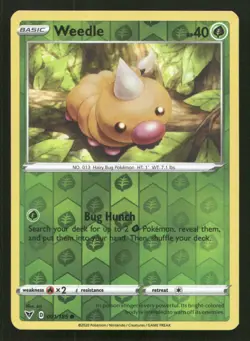 Weedle 001/185 Vivid Voltage Reverse Holo NM/M Pokemon - Image 1