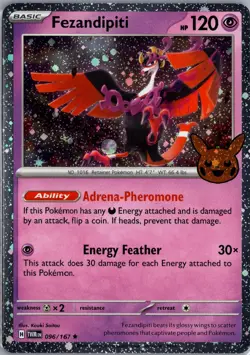 Fezandipiti (Cosmos Holo) 096/167 Holo Trick or Trade BOOster 2024 LP - Image 1