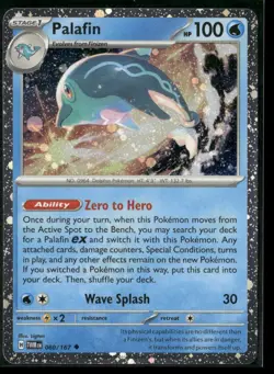 Pokemon Palafin - (Cosmos Holo) Promo 060/167 TWM Twilight Masquerade NM - Image 1