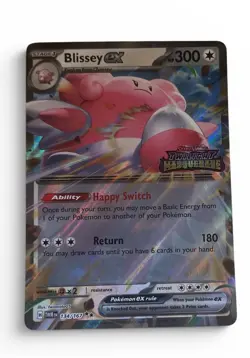 Blissey ex 134/167 Twilight Masquerade Stamped Promo Double Rare Pokemon - Image 1