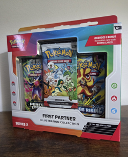 Pokemon TCG First Partner Illustration Collection Series 2 3 Packs SEALED - Image 1