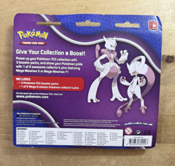 Pokemon XY BREAKthrough Blister 3 Pack Mega Mewtwo X Pin TCG Sealed Evolution - Image 2