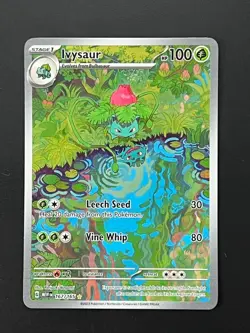 Ivysaur 167/165 Illustration Rare Holo Sv: Scarlet & Violet 151 EN Pokemon TCG - Image 1