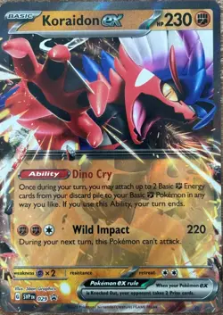 Koraidon EX - SVP 029 - Scarlet & Violet Promo - NM Double Rare - Image 1
