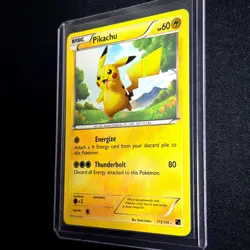 Pokemon TCG - Pikachu 115/114 Secret Rare Black & White Holo English 2011 LP - Image 2