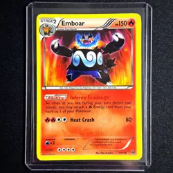 Pokemon TCG - Emboar secret rare holo Shiny 100/99 Next Destinies 2012 - Image 1