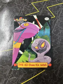 Pokemon Topps TV Animation Edition Ekans Arbok TV12 - Image 1