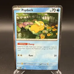 Psyduck 007 COSMOS HOLO Black Star Promo Mega Evolution Pokemon TCG - Image 1