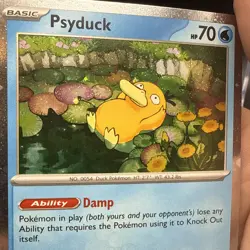 Psyduck 007 COSMOS HOLO Black Star Promo Mega Evolution Pokemon TCG - Image 2