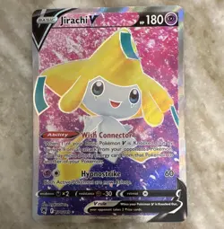 Pokemon TCG Jirachi V 170/189 Silver Tempest Ultra Rare Full Art Holo Eng 2022 - Image 1