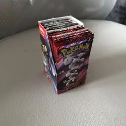 Pokemon TCG: Destined Rivals Half Booster Box (18 Packs) - Unsealed - Image 1