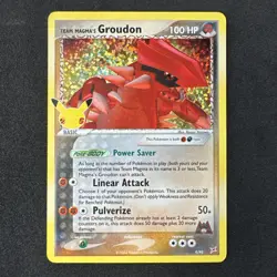 Team Magma's Groudon 9/95 Celebrations: Classic Collection Holo Pokemon - Image 1