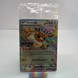 Pokemon Eevee EX 075/131 Prismatic Evolutions Stamp Promo Sealed - Image 1