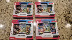 4 TCG Pokemon First Partner Series 2 Illustration Collection - New - Sealed - Image 1