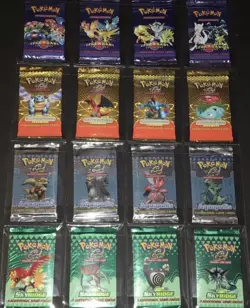x6 Pokemon TCG Factory Sealed Booster Packs Custom Packs Lot Modern/Vintage Sets - Image 3