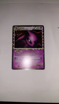 🔵 Pokemon TCG Undaunted ESPEON PRIME 81/90 Ultra Rare Holo HGSS - Image 2