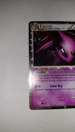 🔵 Pokemon TCG Undaunted ESPEON PRIME 81/90 Ultra Rare Holo HGSS - Image 5