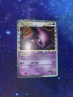Pokemon TCG Undaunted ESPEON PRIME 81/90 Ultra Rare Holo HGSS MP Moderate - Image 1
