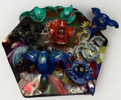 Bakugan Battle Brawlers Card Lot with Figures and Collector Tin - Image 2