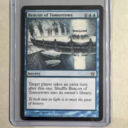Wizards Fifth Dawn Beacon of Tomorrows Rare Blue Sorcery 24/165 Regular MTG Card - Image 1