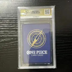 One Piece Card Game 🏴‍☠P - 043 MONKEY D LUFFY PROMO "STAMPED" Graded AGS 9.5 - Image 2