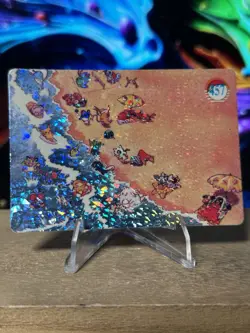 Vintage #457 HOLO Prism Sticker #453 Pokemon Card Pocket Monsters Vending LP - Image 1