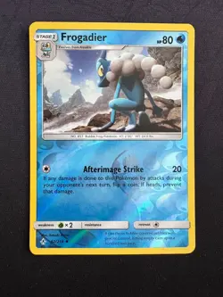 Frogadier 52/214 Uncommon RH SM10 Unbroken Bonds Pokemon Card Near Mint/Mint - Image 1