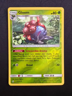 Gloom 7/214 Uncommon RH SM10 Unbroken Bonds Pokemon Card Near Mint/Mint - Image 1