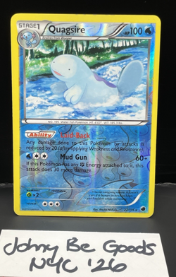 Pokemon Card - Quagsire Plasma Freeze 22/116 Reverse Holo LP - Image 1