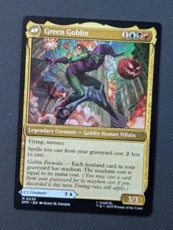 Magic The Gathering SPM Norman Osborn/Green Goblin M0039 2-Card Lot - Image 2