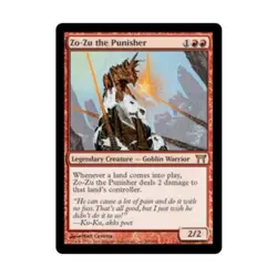 WOTC MtG Champions of Kamigawa Zo-Zu the Punisher (R) NM - Image 1