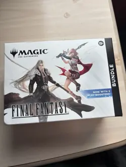 MTG Magic Final Fantasy Fat Pack Bundle Box Factory Sealed w/ 9 Packs - Image 1