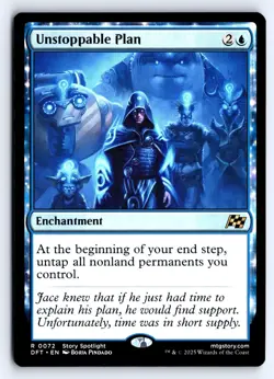 Unstoppable Plan 72 Rare Aetherdrift Magic: The Gathering NM - Image 1