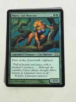 MTG FOIL Mirri, Cat Warrior 10th Edition Magic the Gathering - Image 1