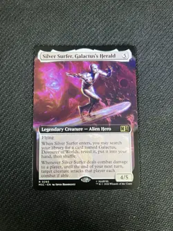 Silver Surfer Galactus's Herald Extended Art 293 MTG MSC R NM - Image 1