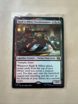 MTG Raph & Mikey, Troublemakers TMT 0167 R NM Regular - Image 2
