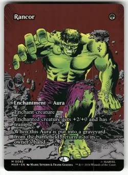 Rancor (Borderless) 82 Marvel Universe Eternal-Legal Magic: The Gathering NM - Image 1