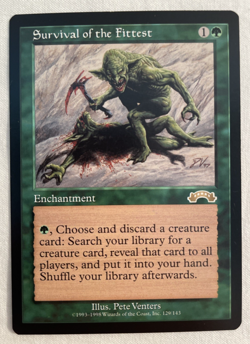 1x Survival of the Fittest Exodus MTG Magic the Gathering LP - Image 1