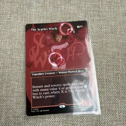 MTG The Scarlet Witch Borderless - Marvel Super Heroes #368 - Image 1