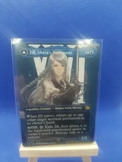 Jill, Shiva's Dominant / Shiva, Warden of Ice Borderless MTG Final Fantasy - Image 1